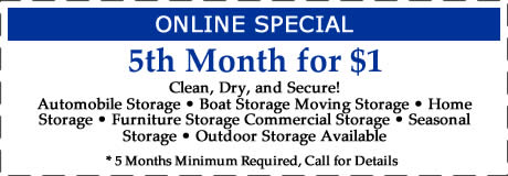 Self Storage Specials for Johnson Creek Storage Facility Wisconsin